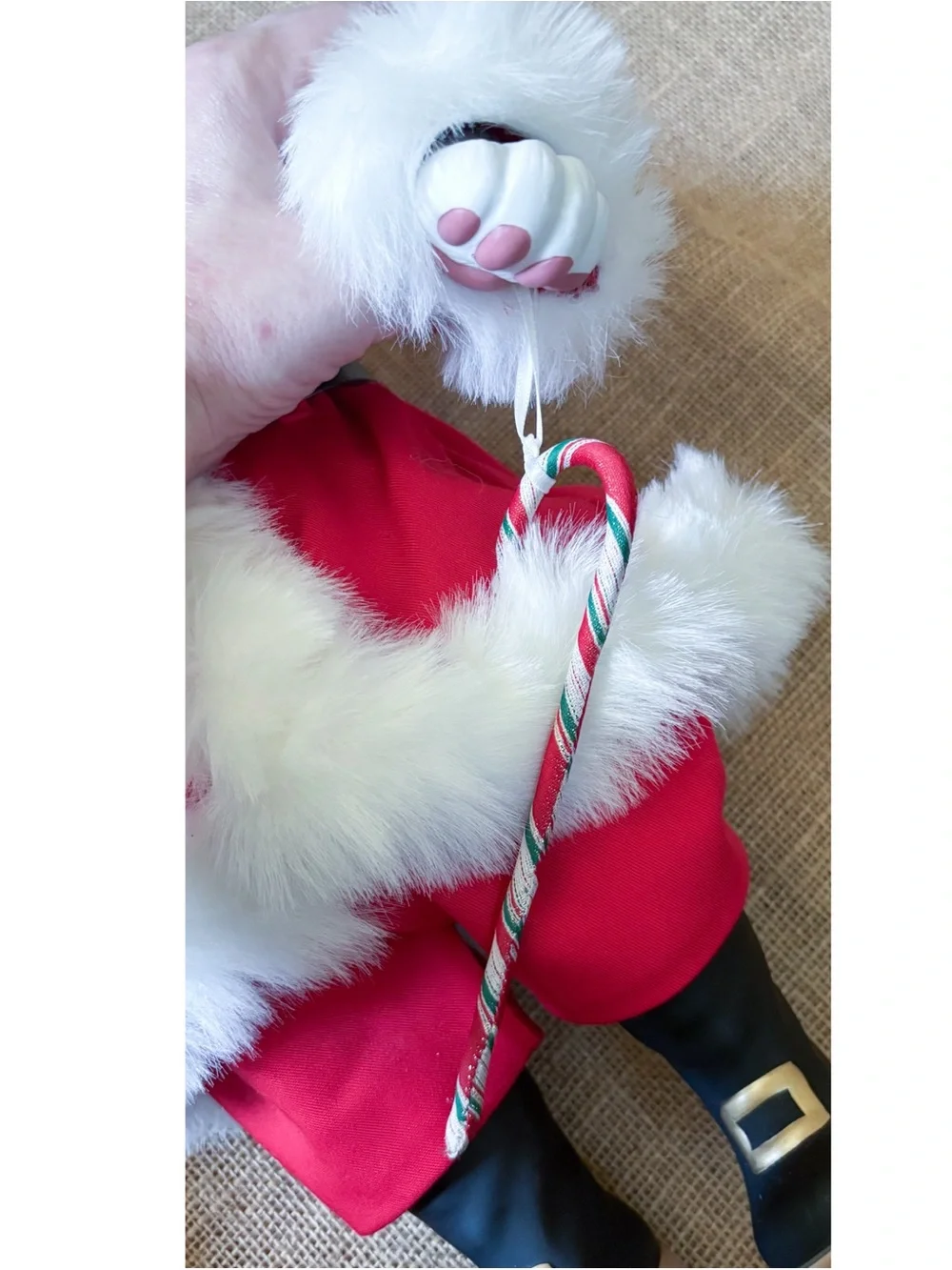 Goebel Betty Jane Carter Cat Doll Santa Claus II Musical Christmas Kitsch